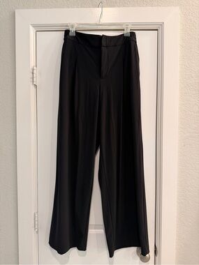 Athleta Wide Leg Black Dress Pants